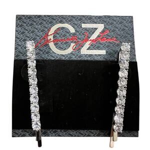 Kenneth Jay Lane Round CZ Hair Pins